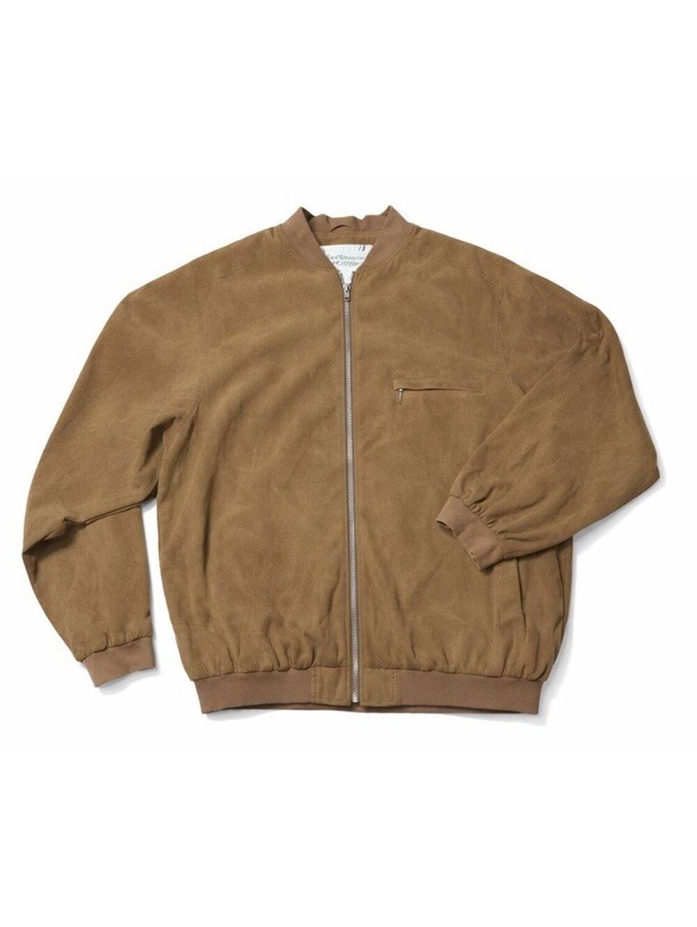 Norm Thompson Brown Suede Bomber Jacket XL